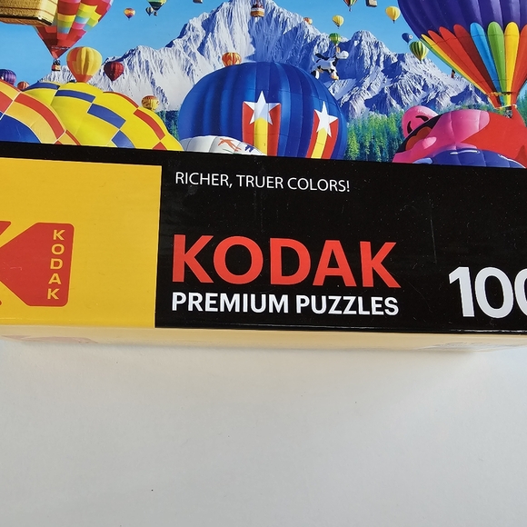 Kodak Premium 1000 Piece Jigsaw Puzzle "Balloons over the Mountain" Cra-Z-Art - Picture 3 of 7